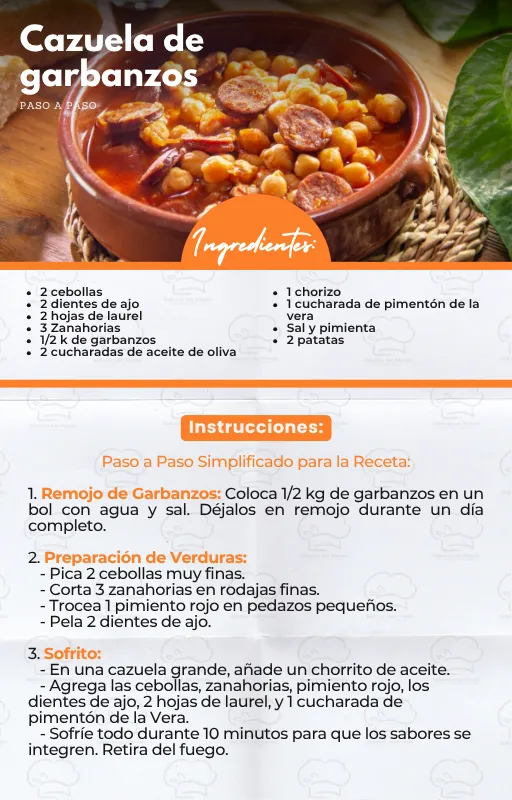 Cazuela de garbanzos